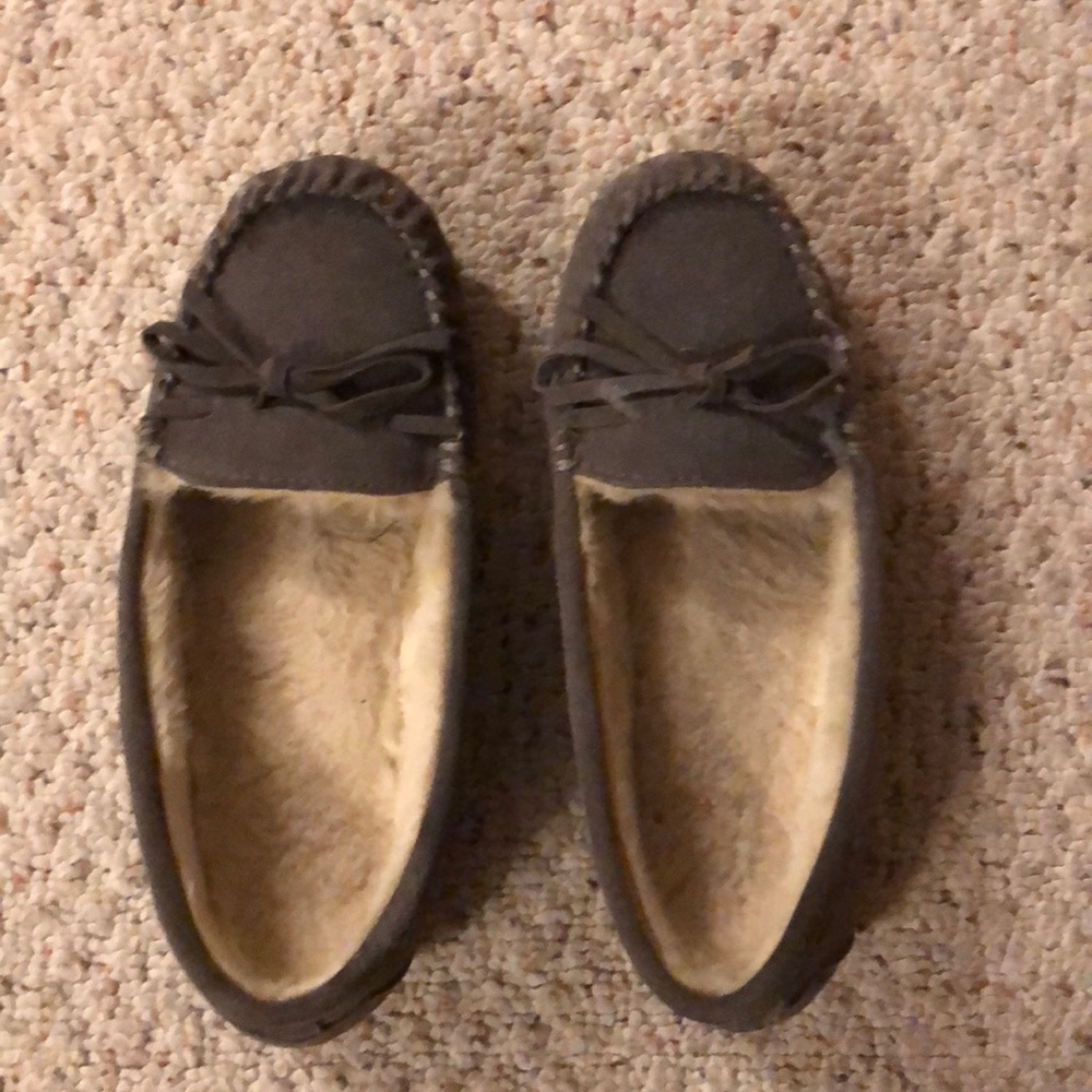 Zeal and gray loafers